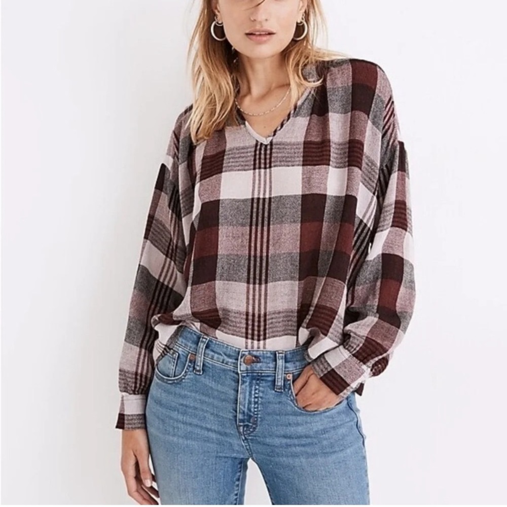 Highroad Popover Shirt in Schorr Plaid - Picture 1 of 7